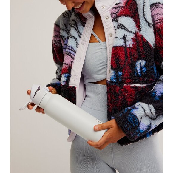 🆕 FP MOVEMENT Hit The Slopes Printed Fleece Jacket / Twilight Forest - Picture 5 of 9